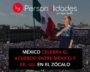 México celebra el acuerdo entre México y EE. UU. en el Zócalo